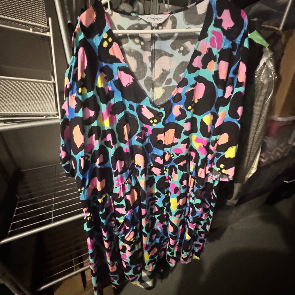 Proud Poppy Colorful Leopard Print Dress